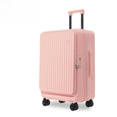 前開式行李箱 登機箱 上掀擴充 20、25、29吋 旅行箱 杯袋掛勾 彈簧煞車輪 杯架功能