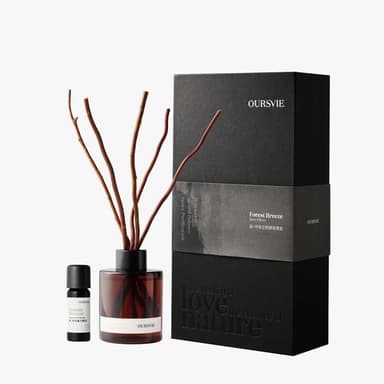 【Oursvie 吾爾思品】森．呼吸空間擴香禮盒 (新居入厝，送禮最佳。天然精油擴香、 釋放天然芬多精、淨化環境、去除有害物質及異味）
