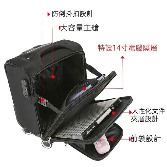 登機箱 18吋 登機箱 20吋  擴容行李箱 前開式商務箱 前開式旅行箱上掀行李箱 側開拉鏈箱 掀蓋行李箱