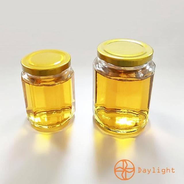 Daylight460cc多角圓瓶含蓋(辣椒罐  玻璃瓶 醬料罐 保羅瓶 果醬瓶 婚禮小物 醬料罐)