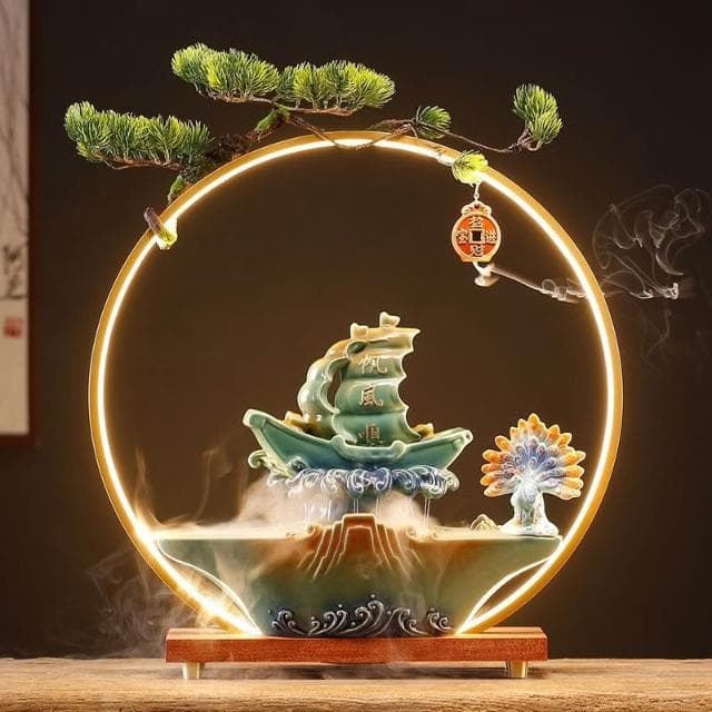 招財水流盆 流水生財 招財擺飾 流擺件 流水擺件 流水盆 開運 風水擺件 風水擺飾 開業 喬遷 禮物