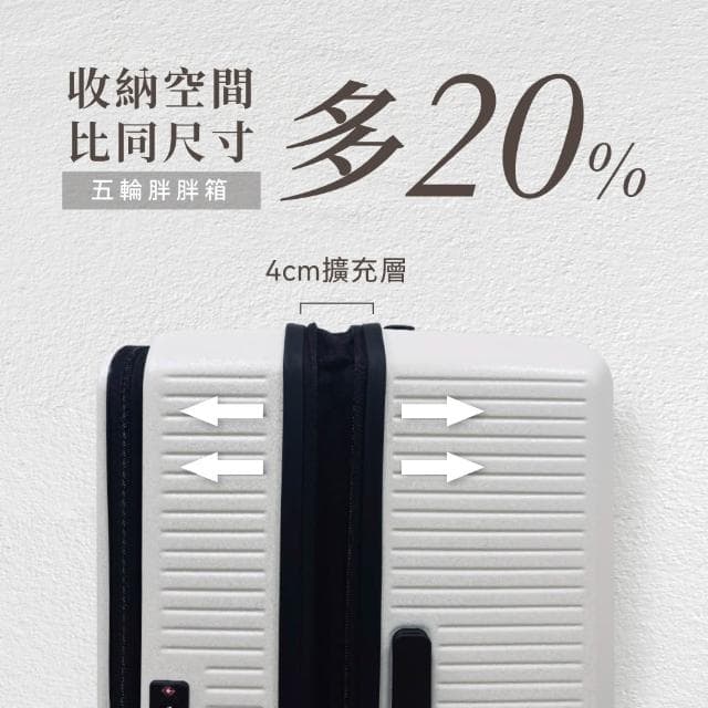 Odyssey奧德 前開胖胖箱三件套 大裝小 擴充容量 前開 側開 上掀蓋 分隔收納 靜音輪 行李箱 旅行箱