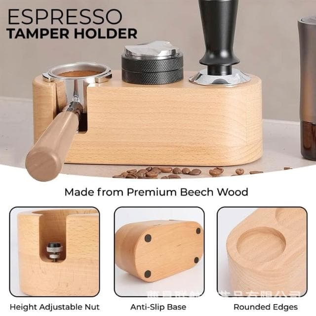 木制壓粉器 辦公室手沖咖啡研磨器 咖啡錘咖啡機配件咖啡研磨收納