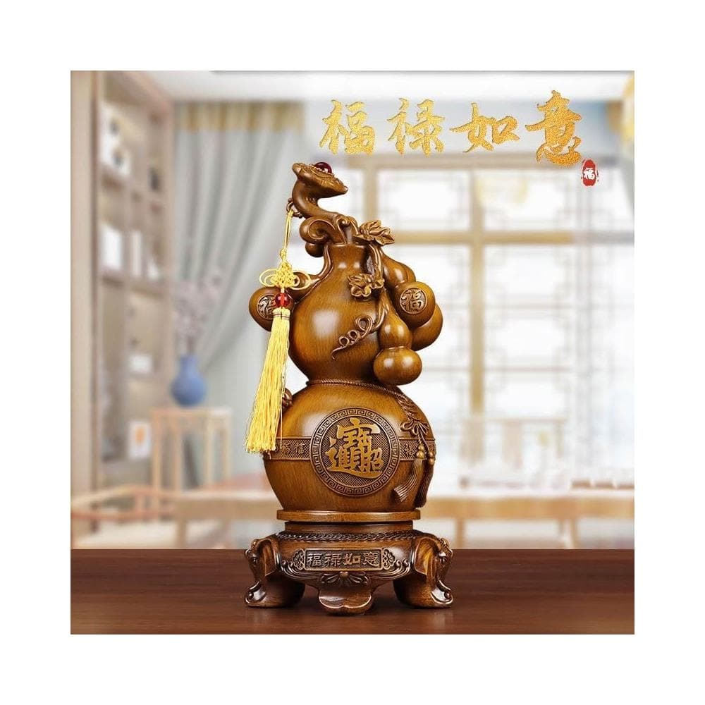 擺件   葫蘆招財擺件 福祿如意木紋葫蘆 葫蘆擺件 開業送禮 開店送禮 入厝禮物 招財 新家入厝 辦公室桌麵裝飾品 開業喬遷禮品