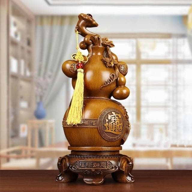 擺件   葫蘆招財擺件 福祿如意木紋葫蘆 葫蘆擺件 開業送禮 開店送禮 入厝禮物 招財 新家入厝 辦公室桌麵裝飾品 開業喬遷禮品