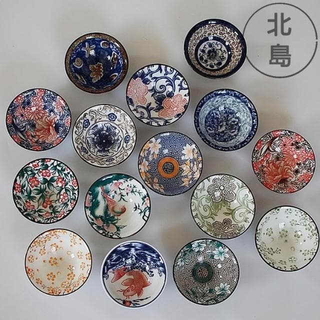 斗笠杯 主人杯  茶器 品茶 泡茶組 茶杯套裝 6只禮盒裝 禮品 青花瓷斗笠杯 陶瓷品茗杯 復古 茶盞禮物