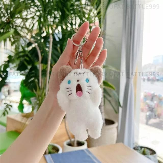 有委屈要吶喊 貓咪吊飾 兔子吊飾 動物吊飾 毛絨吊飾 吶喊  狗狗 婚禮小物 畢業禮物 生日禮物 HL85