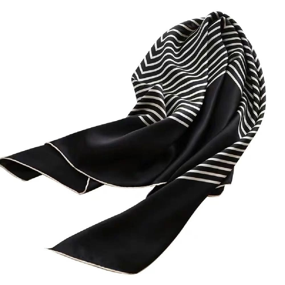 【巴黎精品】現貨+預購 真絲絲巾蠶絲領巾北歐極簡風方巾女絲巾2款2色a1af22