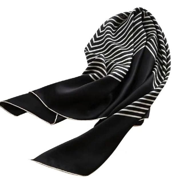 【巴黎精品】現貨+預購 真絲絲巾蠶絲領巾北歐極簡風方巾女絲巾2款2色a1af22