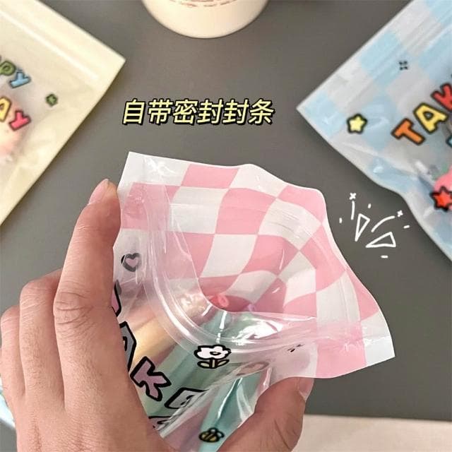 可愛生日蛋糕小狗自封袋 自封袋 透明密封袋 小禮物 包卡 贈品 密封袋 包裝 夾鏈袋 貴婦包裝