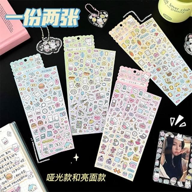 韓系ins創意小貼紙  小紅書爆款 封口貼紙 裝飾貼紙 出卡包材 小卡包裝 咕盤包裝小禮物 可愛貼紙