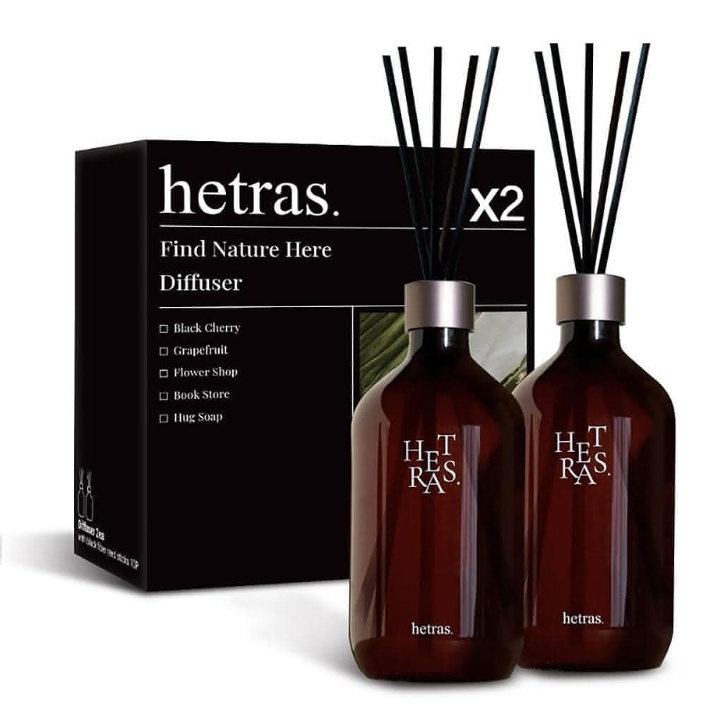 韓國 Hetras 首席調香師擴香 500ml 2入組 (任選) 附禮盒 Olive Young 企業採購 商務禮品 入厝禮 生日禮 婚禮小物 母親節