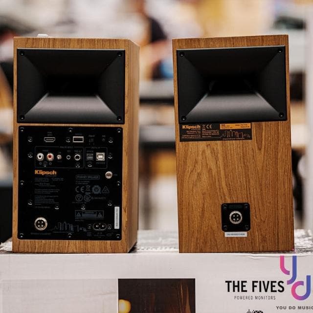 【Klipsch】Klipsch 古力奇 THE FIVES fives 五吋 主動式 喇叭 音響 藍牙 HDMIARC 光纖 雙色 公司貨 一年保