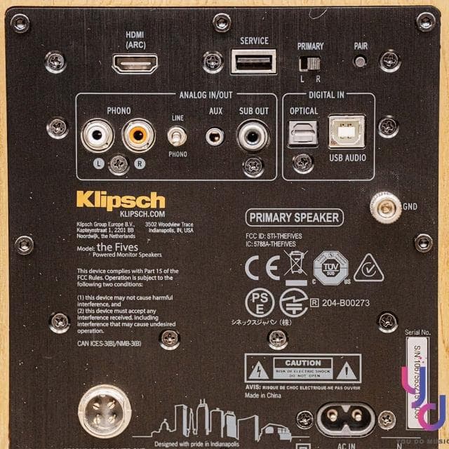 【Klipsch】Klipsch 古力奇 THE FIVES fives 五吋 主動式 喇叭 音響 藍牙 HDMIARC 光纖 雙色 公司貨 一年保
