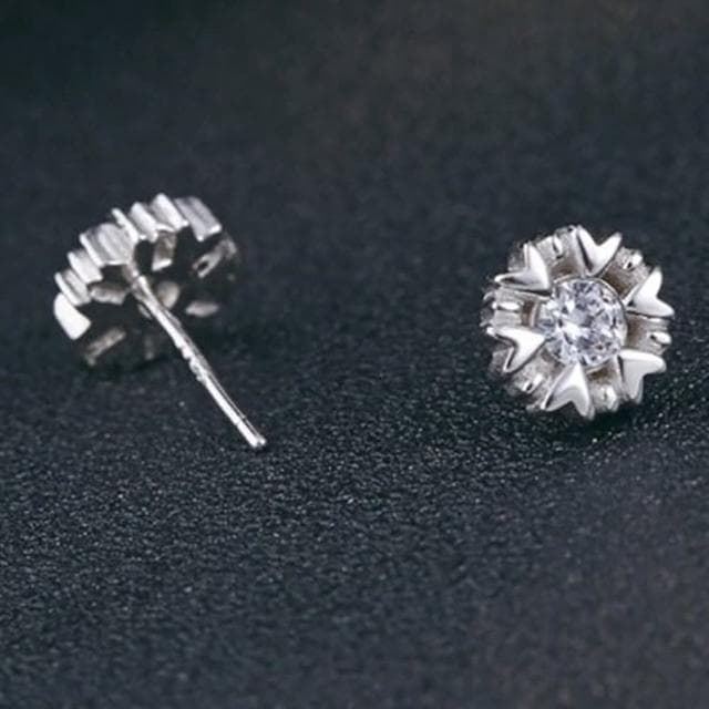 【米蘭精品】現貨+預購 925純銀耳環鑲鑽耳飾創意雪花造型情人節生日聖誕節交換禮物女飾品73dy72
