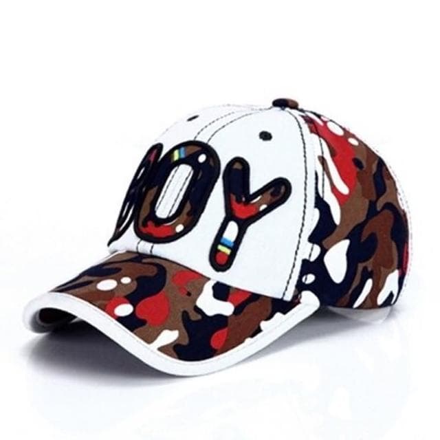 【米蘭精品】現貨+預購 牛仔帽防曬棒球帽英文字母BOY迷彩情人節生日聖誕節交換禮物女帽子73da11
