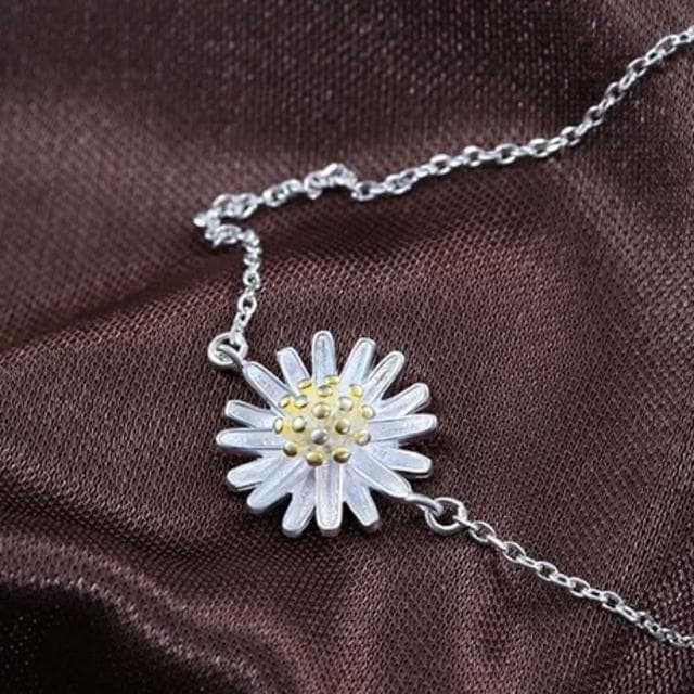 【米蘭精品】現貨+預購 太陽花項鍊流行銀飾品百搭質感氣質母親節生日情人節聖誕節交換禮物73v73