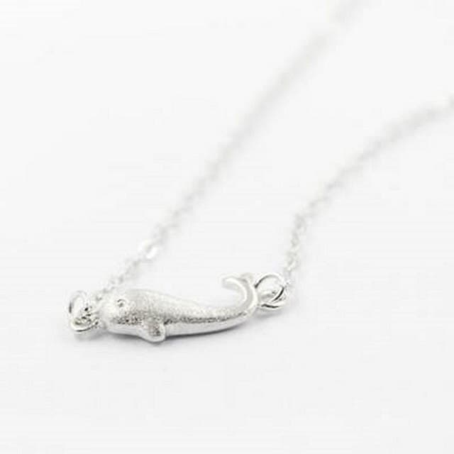 【米蘭精品】現貨+預購 手鍊流行銀飾品精美流行小鯨魚風格母親節生日情人節聖誕節交換禮物73z25