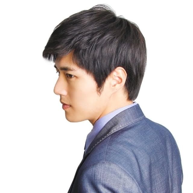 【米蘭精品】現貨+預購 男整頂真髮絲假髮簡潔帥氣時尚短直髮男假髮父親節禮物2色73vb9