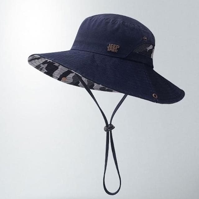 【米蘭精品】現貨+預購 防曬帽漁夫帽-遮陽抗紫外線大簷綁帶男女帽子父親節禮物4色74dx5