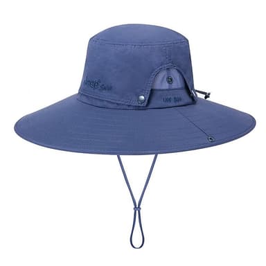 【米蘭精品】現貨+預購 防曬帽漁夫帽-夏款遮陽防紫外線大簷男女帽子父親節禮物5色74dx15