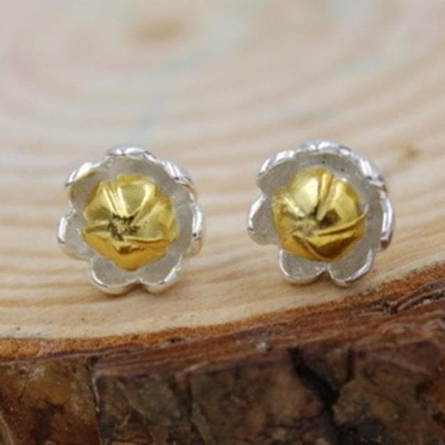 【米蘭精品】現貨+預購 耳環流行銀飾品耳針式耳飾可愛精緻小花蕾時尚情人節生日禮物聖誕節交換禮物首選73ag131