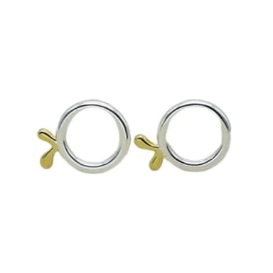 【米蘭精品】現貨+預購 耳環流行銀飾品耳針式耳飾韓版可愛小圈圈時尚情人節生日禮物聖誕節交換禮物首選73ag12