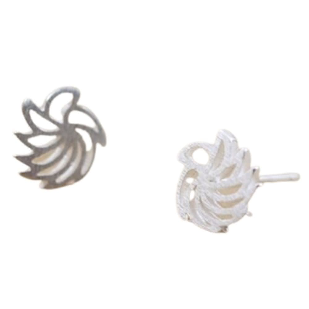 【米蘭精品】現貨+預購 耳環流行銀飾品耳針式耳飾韓版個性小旋風時尚情人節生日禮物聖誕節交換禮物首選73ag127