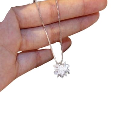 【米蘭精品】現貨+預購 玫瑰金項鍊水晶吊墜歐美經典閃亮情人節生日聖誕節交換禮物女飾品73jp16