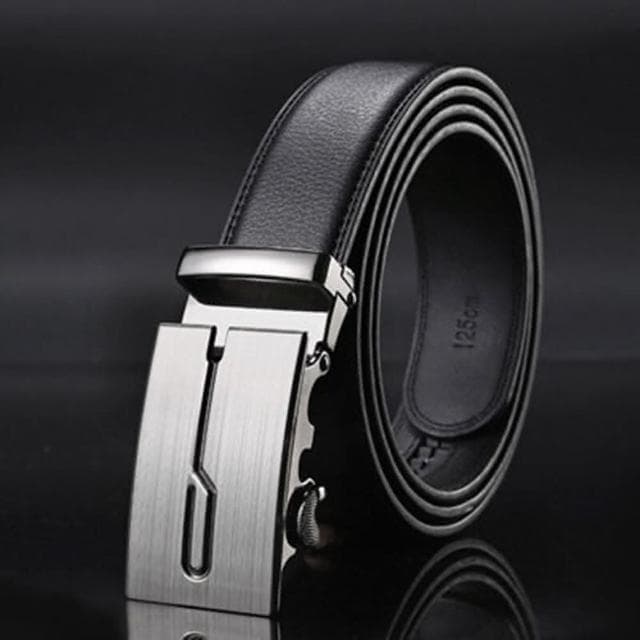 【米蘭精品】現貨+預購 自動皮帶合金扣頭男皮帶-商務男仕腰帶時尚配件聖誕節交換禮物6款73pp282