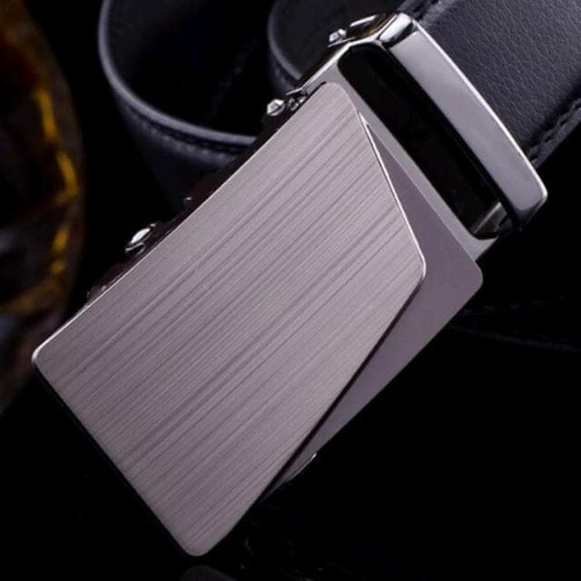 【米蘭精品】現貨+預購 自動皮帶合金扣頭男皮帶-商務男仕腰帶時尚配件聖誕節交換禮物6款73pp282