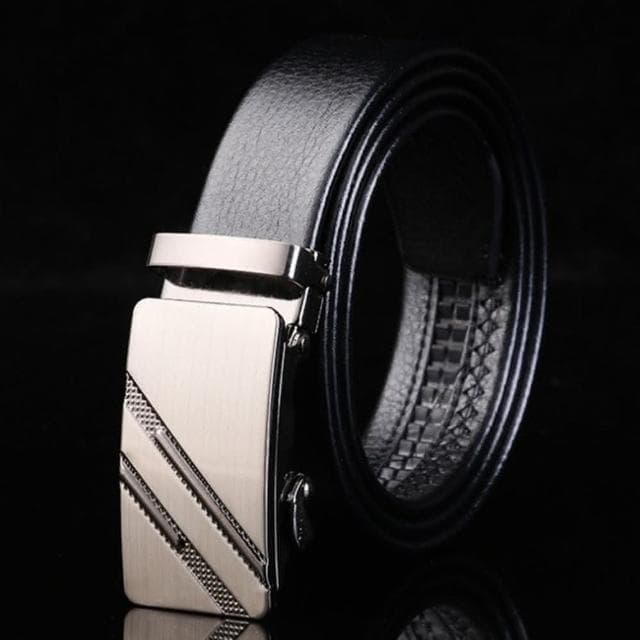 【米蘭精品】現貨+預購 自動皮帶合金扣頭男皮帶-商務男仕腰帶時尚配件聖誕節交換禮物6款73pp282