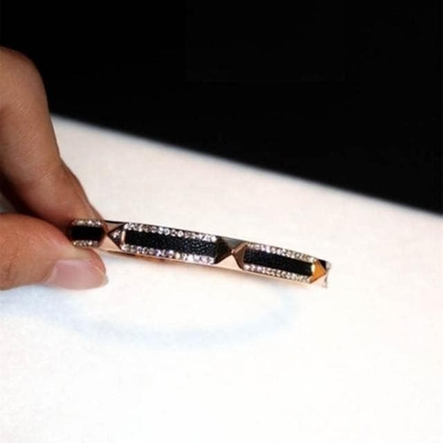 【米蘭精品】現貨+預購 玫瑰金鑲鑽手環別緻大氣閃耀動人情人節生日聖誕節交換禮物女飾品73jq14