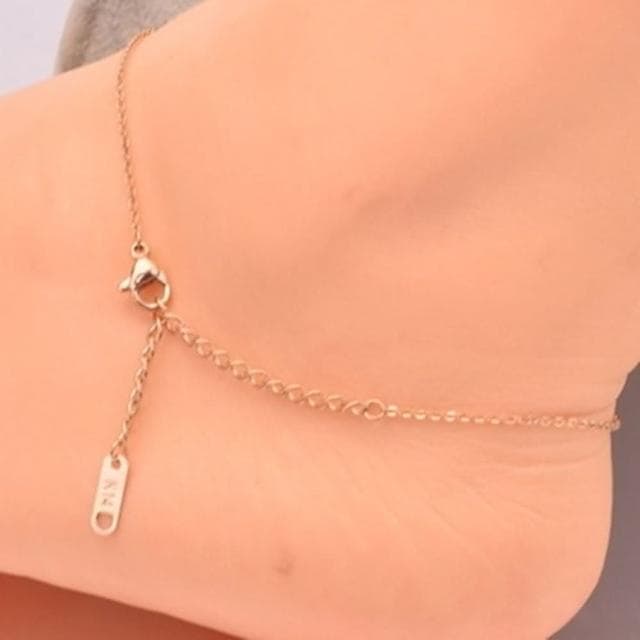 【米蘭精品】現貨+預購 玫瑰金鑲鑽腳鍊流行飾品日韓流行可愛小羊母親節生日情人節聖誕節交換禮物71ak63