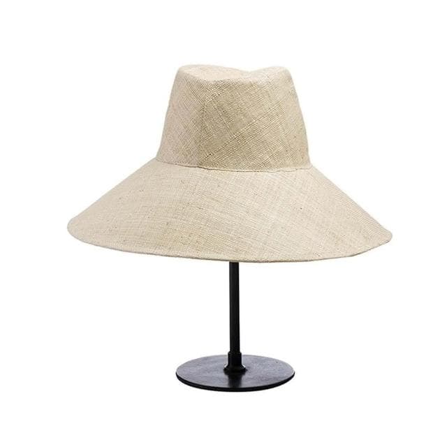 【米蘭精品】現貨+預購 草帽防曬盆帽大簷休閒百搭女帽子母親節情人節生日聖誕節交換禮物2色74bw1