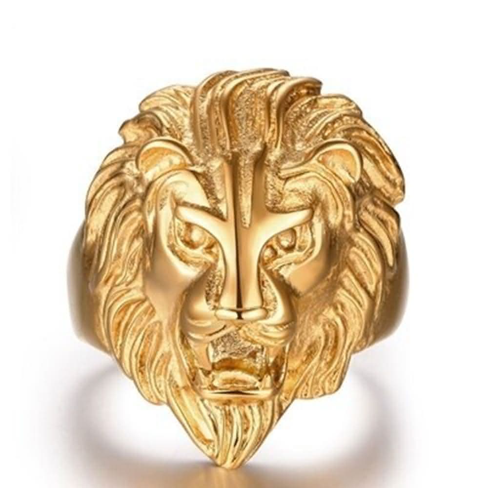 【米蘭精品】現貨+預購 鈦鋼戒指獅子美式戒飾時尚霸氣個性龐克情人節生日聖誕節交換禮物男飾品73le30
