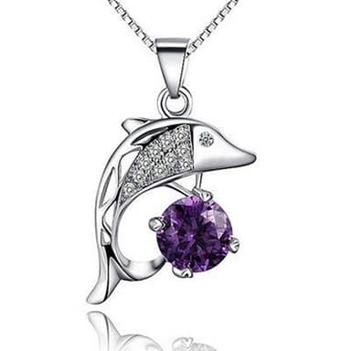 【米蘭精品】現貨+預購 項鍊流行銀飾品質感優雅可愛魚躍龍門母親節生日情人節聖誕節交換禮物73v55