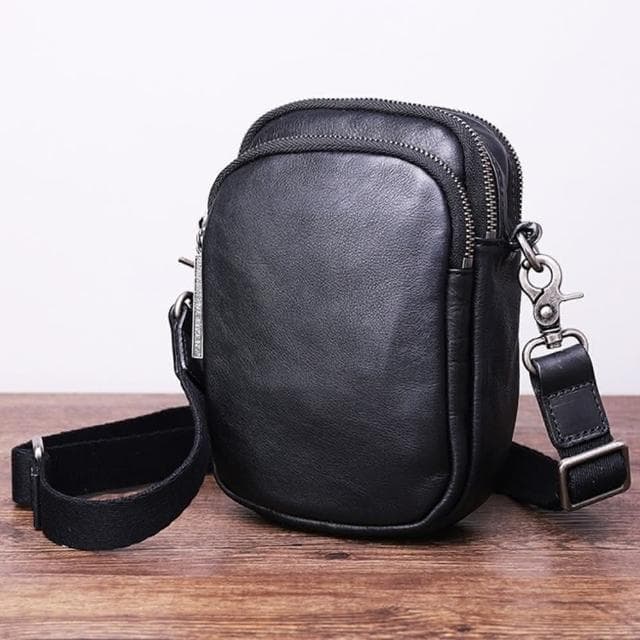 【米蘭精品】現貨+預購 側背包真皮肩背包簡約雙主袋休閒牛皮男包父親節情人節生日禮物73xp36