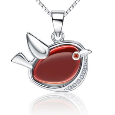 【米蘭精品】現貨+預購 項鍊鑲鑽流行銀飾品精緻可愛動物小魚母親節情人節生日聖誕節交換禮物73am90