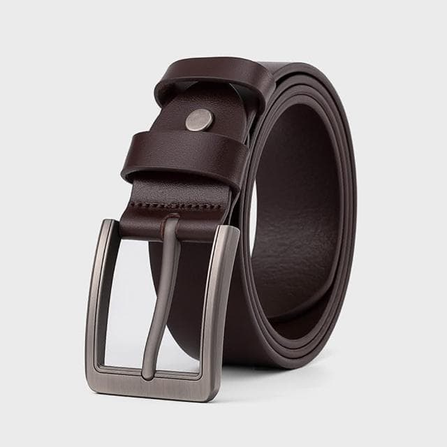 【米蘭精品】現貨+預購 真皮皮帶腰帶合金針扣頭層牛皮男皮帶情人節生日聖誕節交換禮物2色74eh42