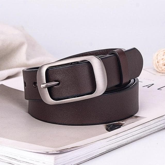 【米蘭精品】現貨+預購 真皮皮帶腰帶純牛皮霧面日字扣百搭女皮帶情人節生日聖誕節交換禮物2色74eh19