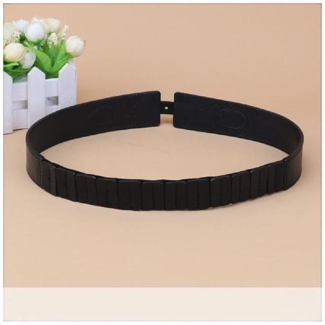 【米蘭精品】現貨+預購 腰封真皮皮帶牛皮彈性百搭寬版女配件情人節生日聖誕節交換禮物5色74eg24