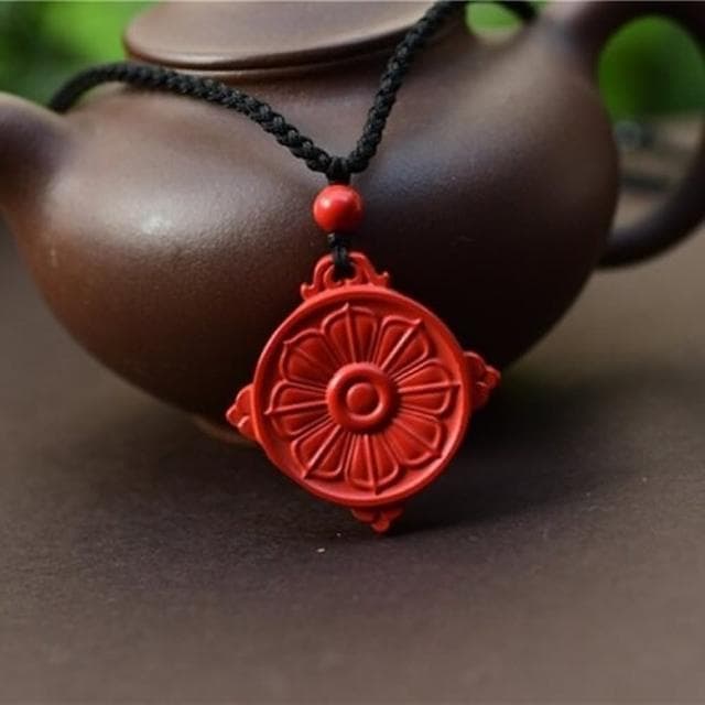 【米蘭精品】現貨+預購 硃砂項鍊掛牌吊墜金剛降魔杵天然男女配件母親節情人節生日聖誕節交換禮物2款74al38