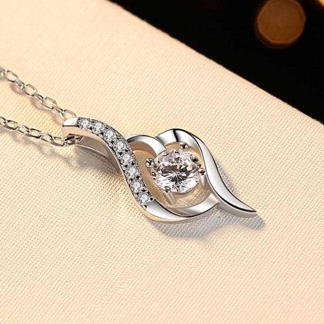 【米蘭精品】現貨+預購 莫桑鑽項鍊925純銀吊墜0.5ct唯愛八心八箭D色母親節聖誕節生日情人節禮物女飾品73yk123