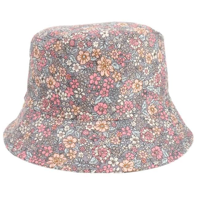 【米蘭精品】現貨+預購 漁夫帽遮陽帽花朵印花雙面戴盆帽女帽子情人節生日聖誕節交換禮物6色74cq5