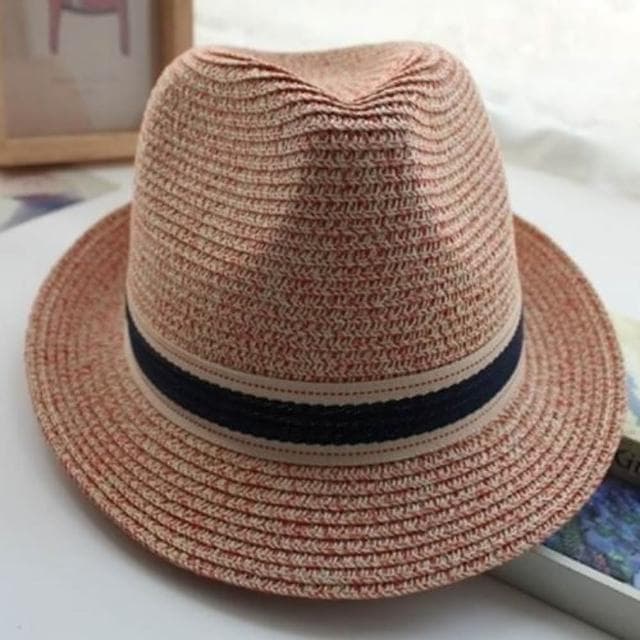 【米蘭精品】現貨+預購 爵士帽遮陽禮帽春夏英倫風編織情人節生日聖誕節交換禮物男女帽子67e45