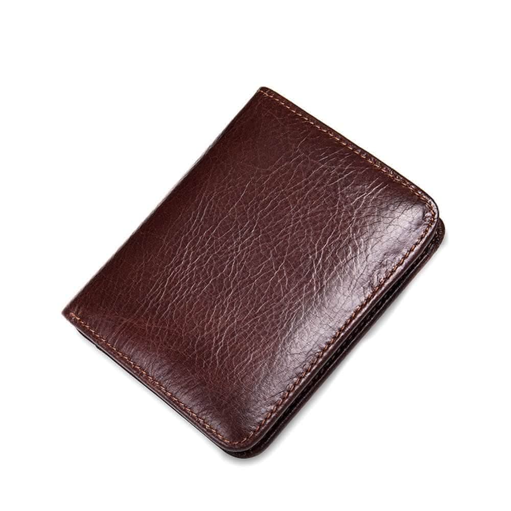 【米蘭精品】現貨+預購 短夾真皮錢包-RFID復古耐用牛皮男包包父親節情人節生日禮物2款74cb12