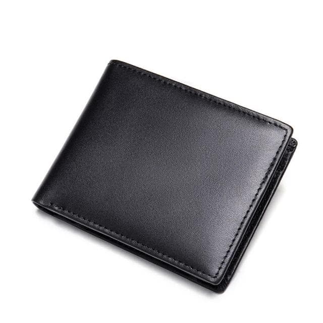 【米蘭精品】現貨+預購 短夾真皮錢包-RFID多卡位簡約牛皮男包包父親節情人節生日禮物2色74cb32