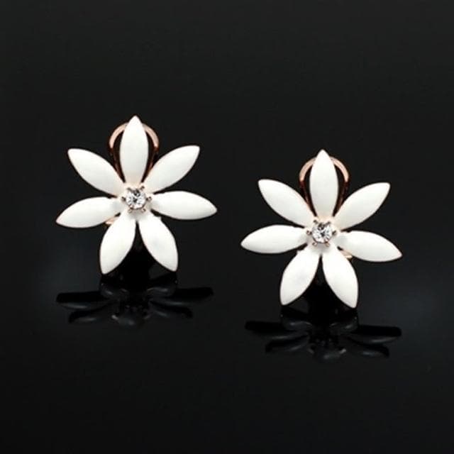 【米蘭精品】現貨+預購 鍍18K金耳環鑲鑽耳飾時尚魅力氣質花朵情人節生日聖誕節交換禮物女飾品73kq31