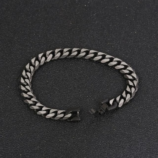 【米蘭精品】現貨+預購 鈦鋼手鍊鈦鋼手環拼色鍊條簡約幾何男女飾品聖誕節交換禮物74fl47
